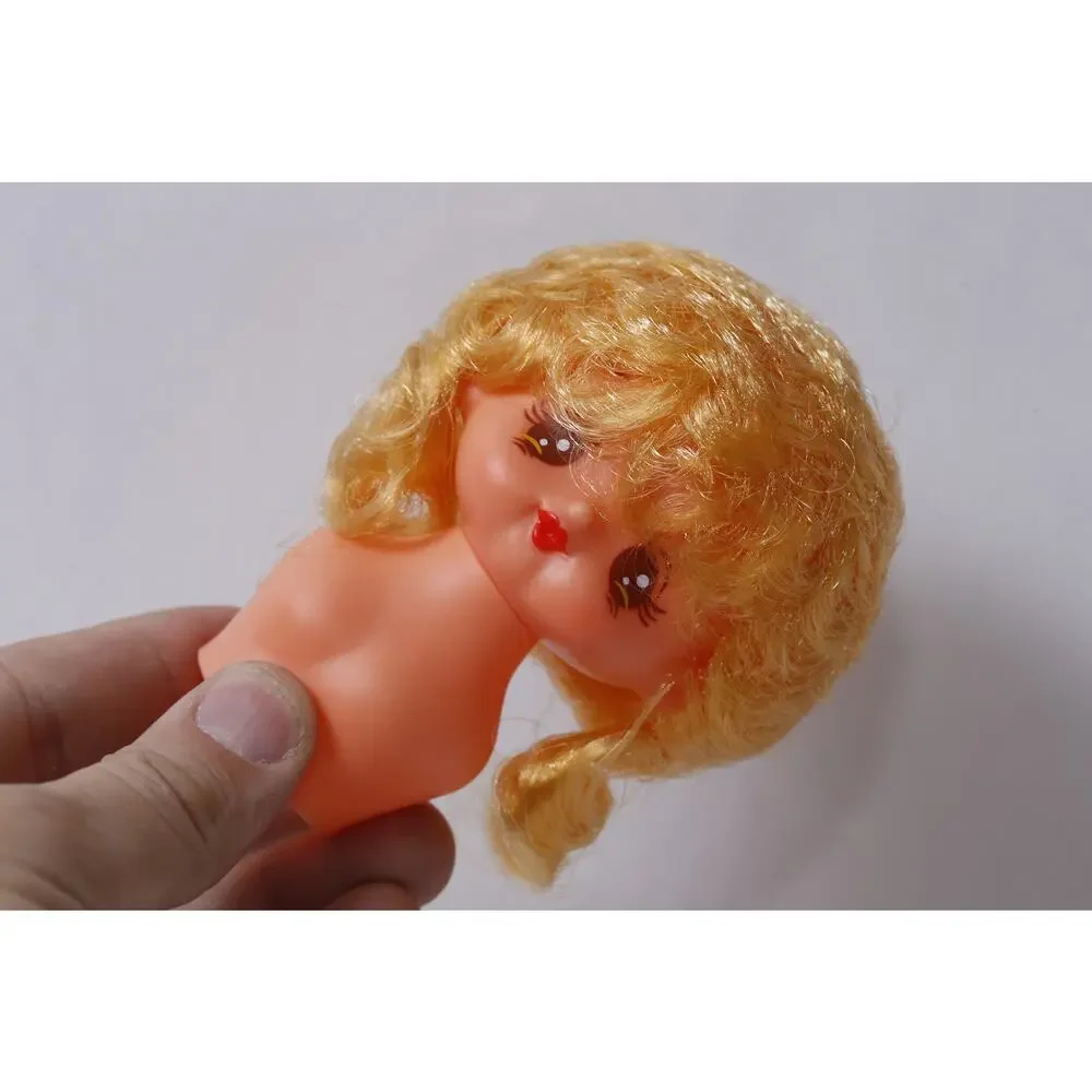 Doll Parts Japan Showa Retro Polly-chan Doll w Yellow Hair ~ 260817-WH 1014
